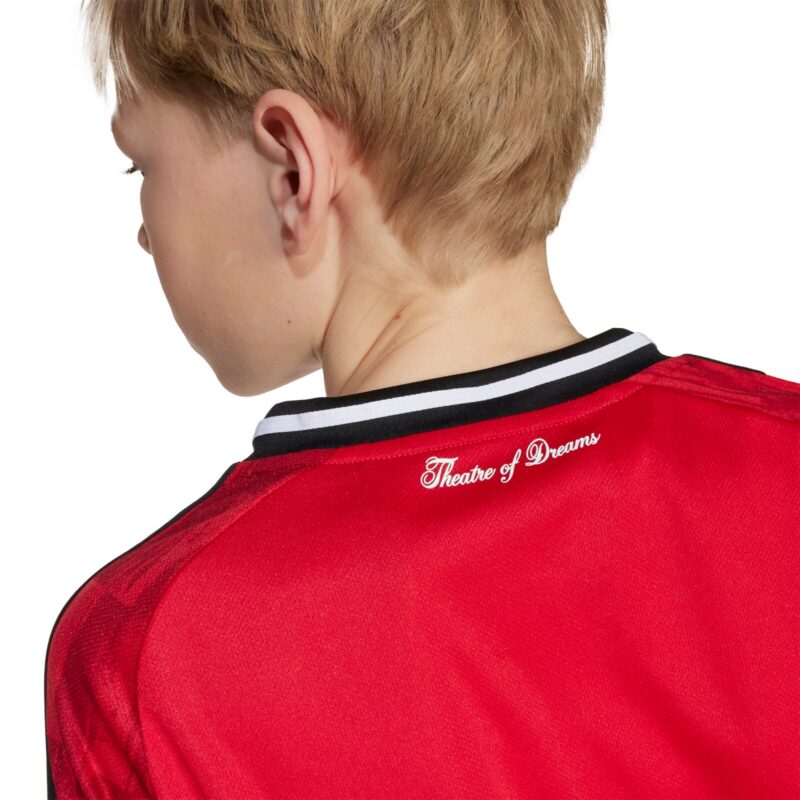 Manchester United adidas Home Replica Shirt 2025-26 - Kids - Long Sleeve