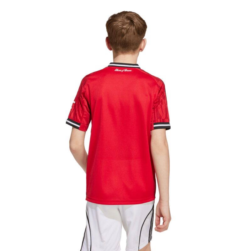 A2B image: manchester-united-adidas-home-replica-shirt-2025-26-kids Manchester United adidas Home Replica Shirt 2025-26 - Kids