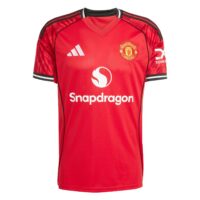 Manchester United adidas Home Shirt 2025-26 with B. Fernandes 8 printing