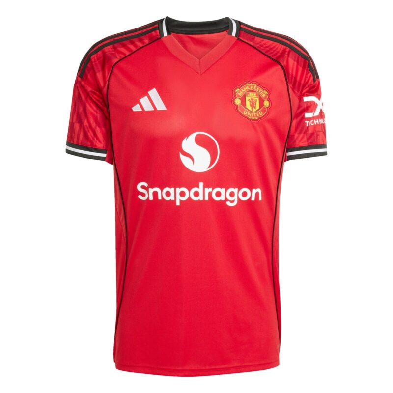 Manchester United adidas Home Replica Shirt 2025-26 with Mbeumo 19 printing