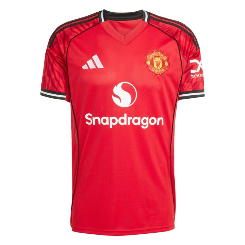 A2B image: manchester-united-adidas-home-replica-shirt-2025-26 Manchester United adidas Home Replica Shirt 2025-26