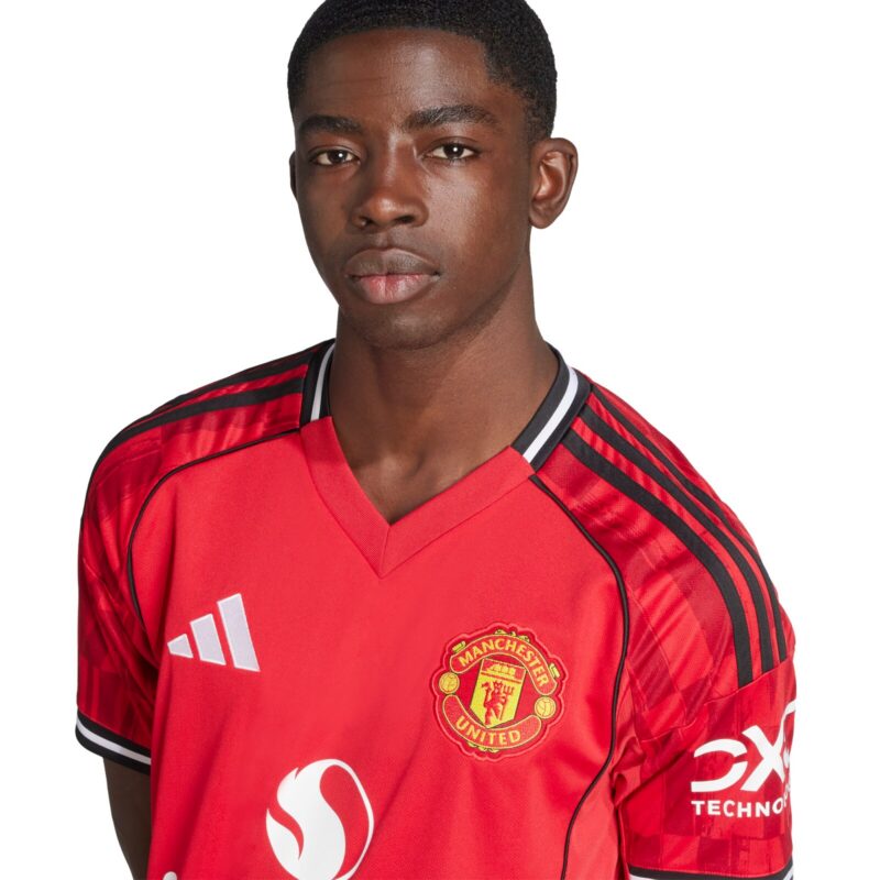 A2B image: manchester-united-adidas-home-replica-shirt-2025-26 Manchester United adidas Home Replica Shirt 2025-26