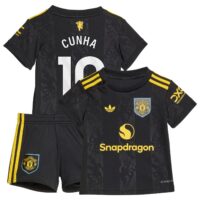 Manchester United adidas Third Babykit 2025-26 with Cunha 10 printing