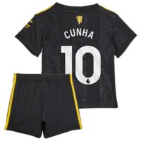 Manchester United adidas Third Babykit 2025-26 with Cunha 10 printing