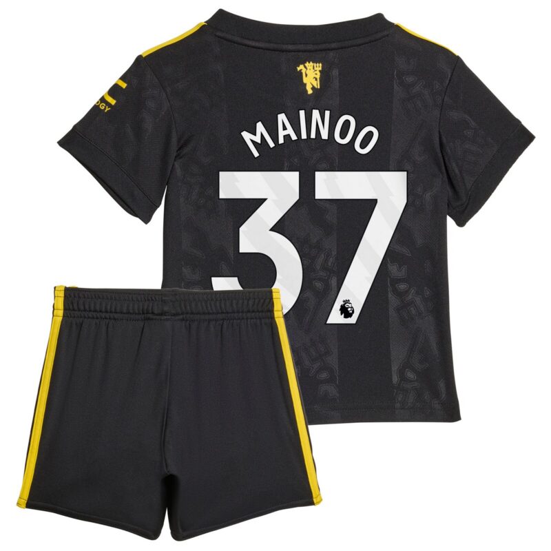 Manchester United adidas Third Babykit 2025-26 with Mainoo 37 printing