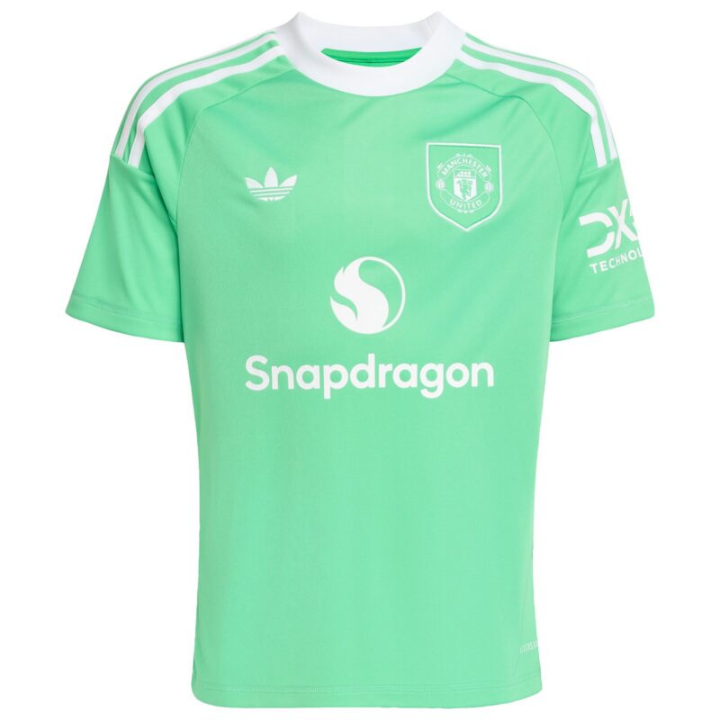A2B image: manchester-united-adidas-third-goalkeeper-shirt-2025-26-kids Manchester United adidas Third Goalkeeper Shirt 2025-26 - Kids