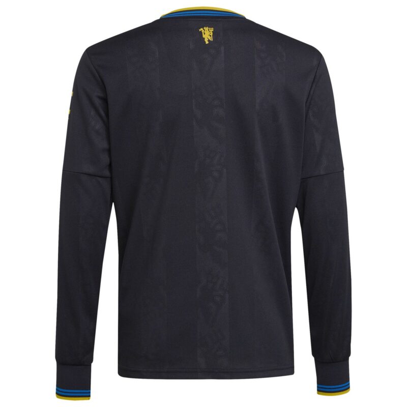 Manchester United adidas Third Shirt 2025-26 - Kids - Long Sleeve