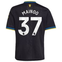 Manchester United adidas Third Shirt 2025-26 - Kids with Mainoo 37 printing