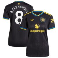 Manchester United adidas Third Shirt 2025-26 - Womens with B. Fernandes 8 printing