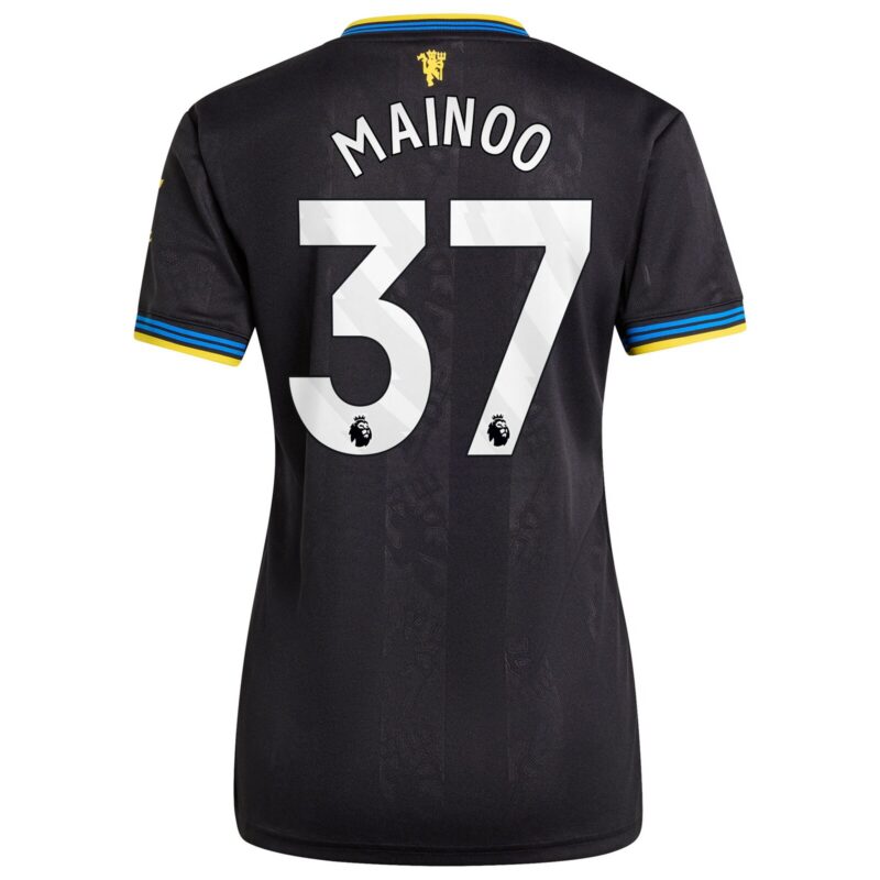 Manchester United adidas Third Shirt 2025-26 - Womens with Mainoo 37 printing