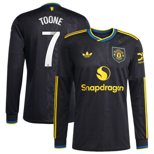 A2B image: manchester-united-adidas-wsl-third-shirt-2025-26-long-sleeve-with-toone-7-printing Manchester United adidas WSL Third Shirt 2025-26 - Long sleeve with Toone 7 printing