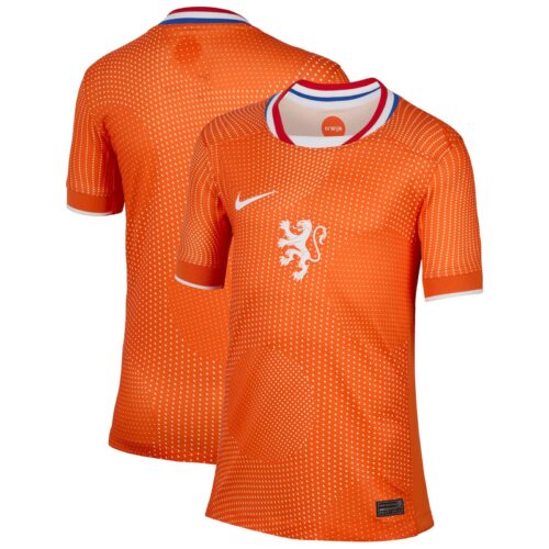 A2B image: netherlands-womens-nike-home-stadium-shirt-2025-kids Netherlands Womens Nike Home Stadium Shirt 2025 - Kids