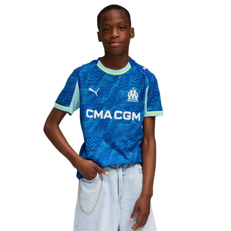 A2B image: olympique-de-marseille-puma-third-shirt-2025-26-kids Olympique de Marseille PUMA Third Shirt 2025-26 - Kids