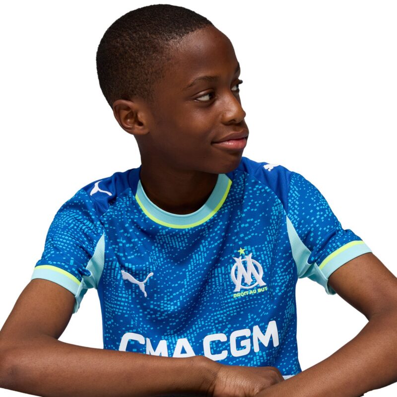 A2B image: olympique-de-marseille-puma-third-shirt-2025-26-kids Olympique de Marseille PUMA Third Shirt 2025-26 - Kids