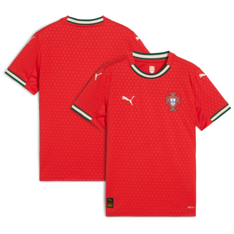 A2B image: portugal-puma-home-shirt-2025-kids Portugal PUMA Home Shirt 2025 - Kids