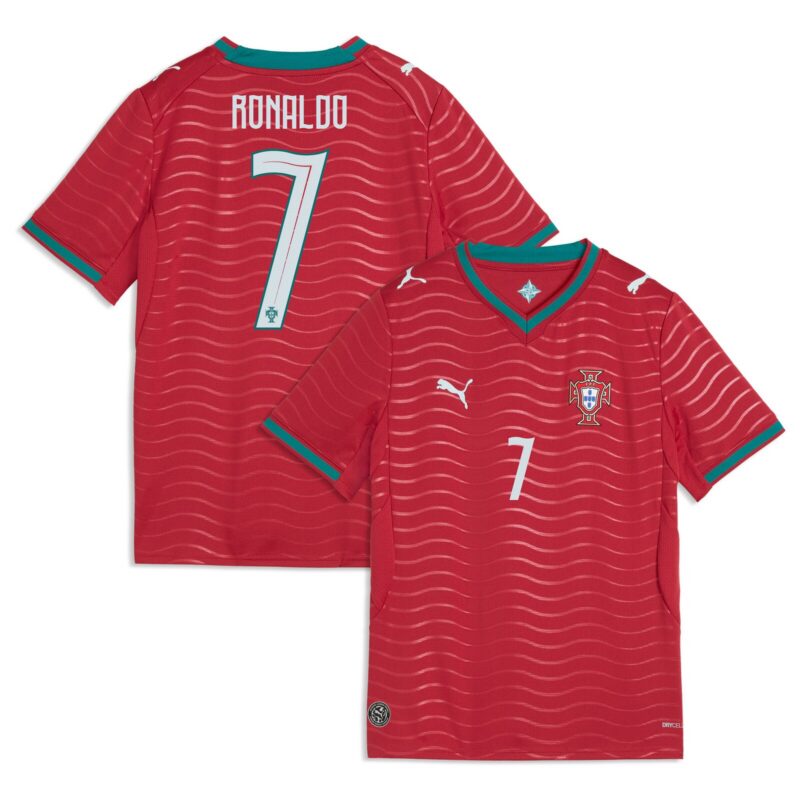 Portugal PUMA Home Shirt 2026 - Kids - Ronaldo #7
