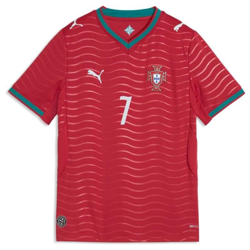 Portugal PUMA Home Shirt 2026 - Kids - Ronaldo #7