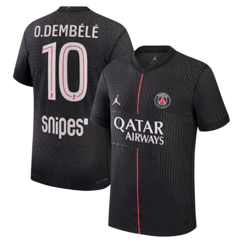 A2B image: psg-jordan-fourth-dri-fit-adv-match-shirt-2025-26-with-o-dembele-10-printing PSG Jordan Fourth Dri-FIT ADV Match Shirt 2025-26 with O.Dembélé 10 printing