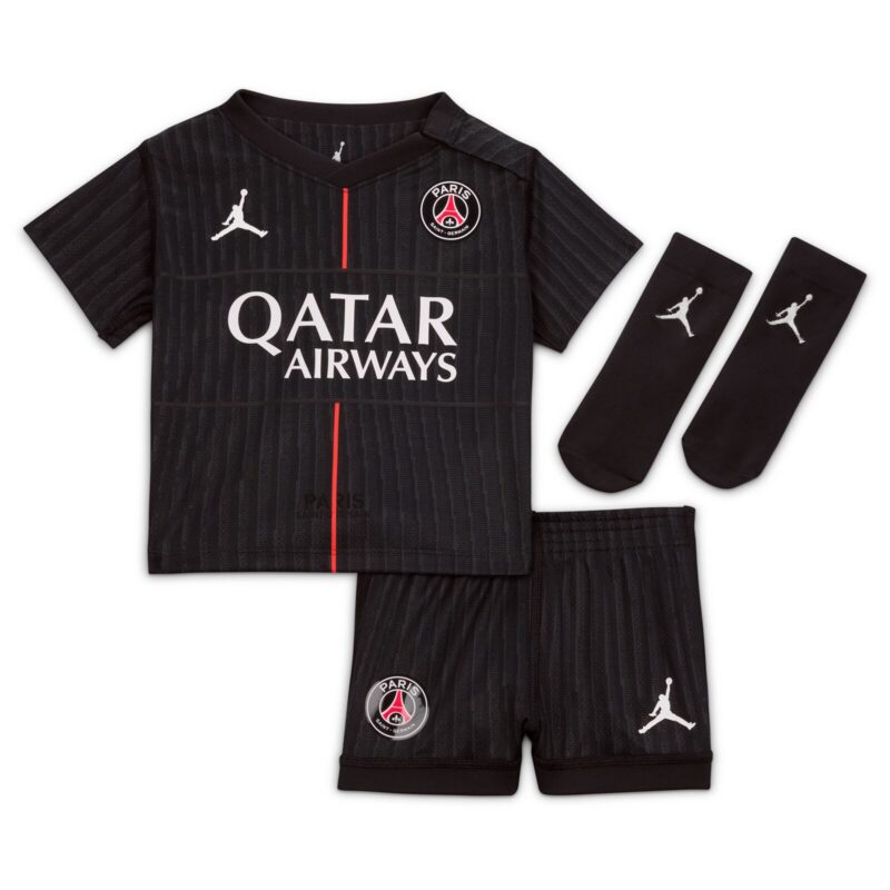 PSG Jordan Fourth Stadium Kit 2025-26 - Infants with O.Dembélé 10 printing