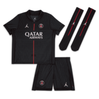 PSG Jordan Fourth Stadium Kit 2025-26 - Little Kids with Vitinha 17 printing