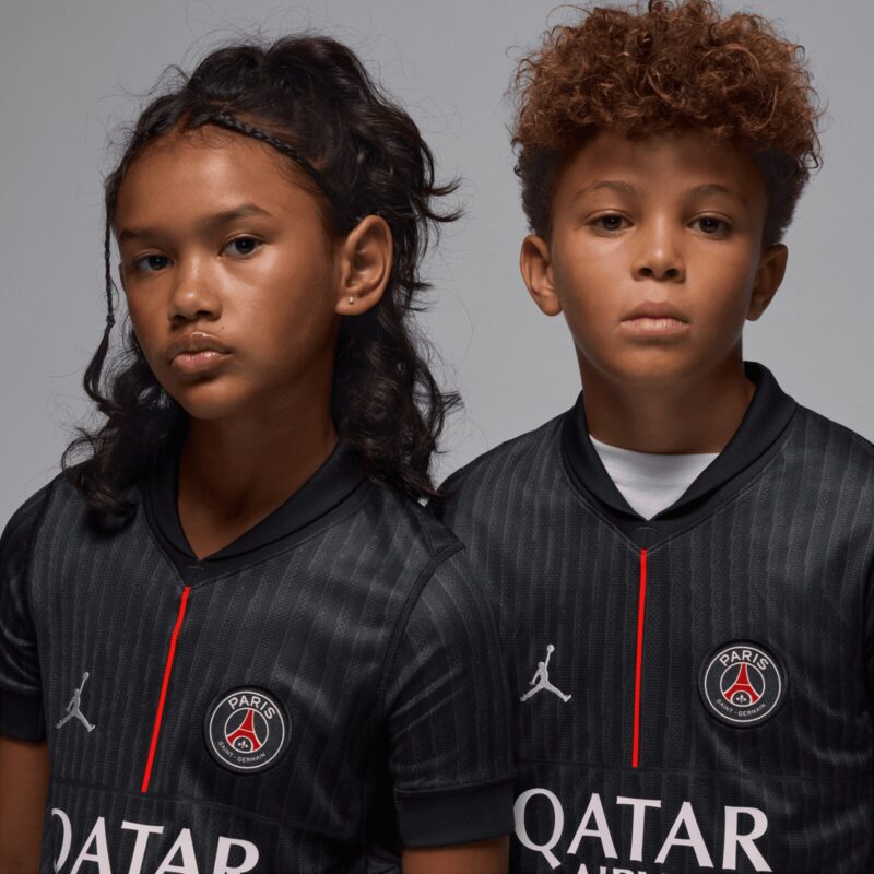 A2B image: psg-jordan-fourth-stadium-shirt-2025-26-kids PSG Jordan Fourth Stadium Shirt 2025-26 - Kids
