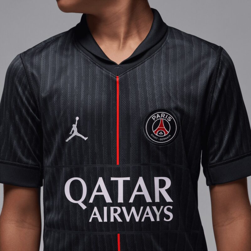 A2B image: psg-jordan-fourth-stadium-shirt-2025-26-kids PSG Jordan Fourth Stadium Shirt 2025-26 - Kids