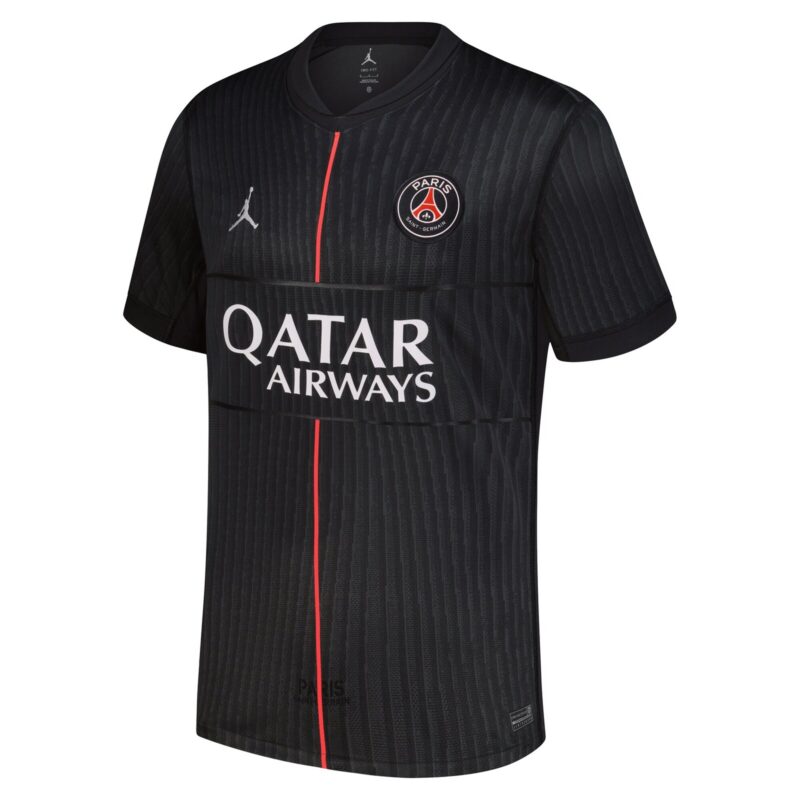 PSG Jordan Fourth Stadium Shirt 2025-26 with Vitinha 17 printing