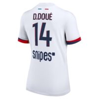 PSG Nike Away Stadium Shirt 2025-26 - Womens with D. Doué 14 printing