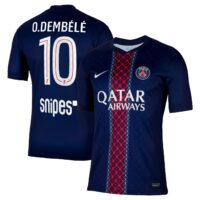 PSG Nike Home Stadium Shirt 2025-26 with O. Dembélé 10 printing