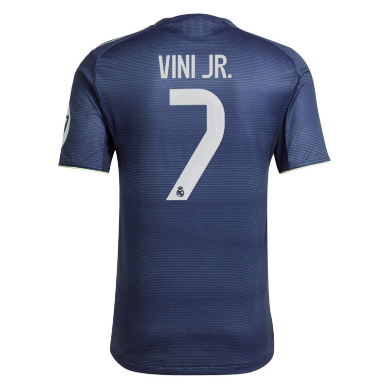 A2B image: real-madrid-adidas-away-authentic-shirt-2025-26-with-vini-jr-7-printing Real Madrid adidas Away Authentic Shirt 2025-26 with Vini Jr. 7 printing