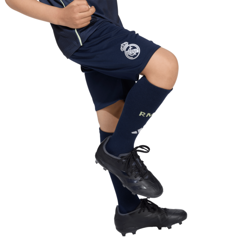 A2B image: real-madrid-adidas-away-minikit-2025-26 Real Madrid adidas Away Minikit 2025-26