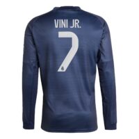 Real Madrid adidas Away Shirt 2025-26 - Long Sleeve with Vini Jr. 7 printing
