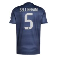 Real Madrid adidas Away Shirt 2025-26 with Bellingham 5 printing