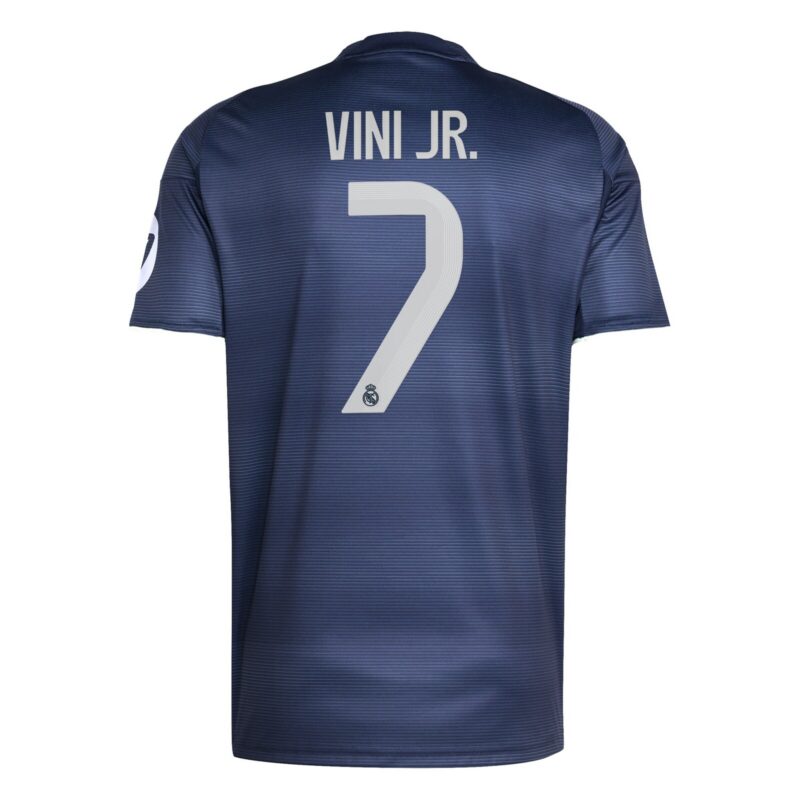Real Madrid adidas Away Shirt 2025-26 with Vini Jr. 7 printing
