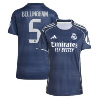 A2B image: real-madrid-adidas-away-shirt-2025-26-womens-with-bellingham-5-printing Real Madrid adidas Away Shirt 2025-26 - Womens with Bellingham 5 printing