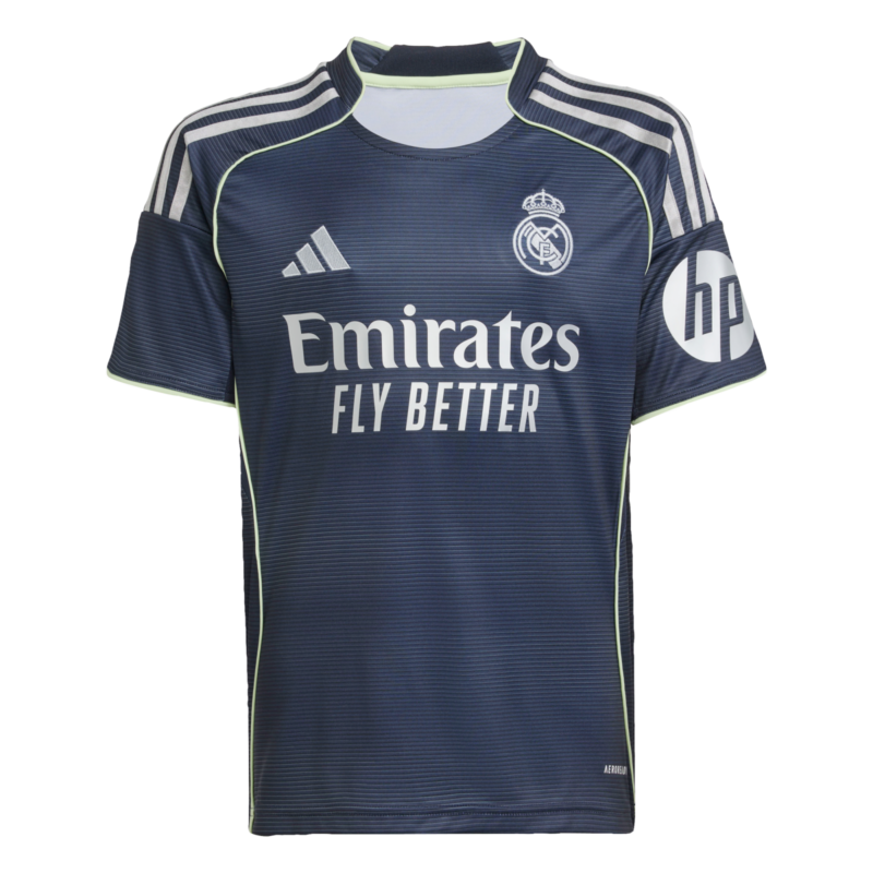 A2B image: real-madrid-adidas-away-youth-kit-2025-26 Real Madrid adidas Away Youth Kit 2025-26