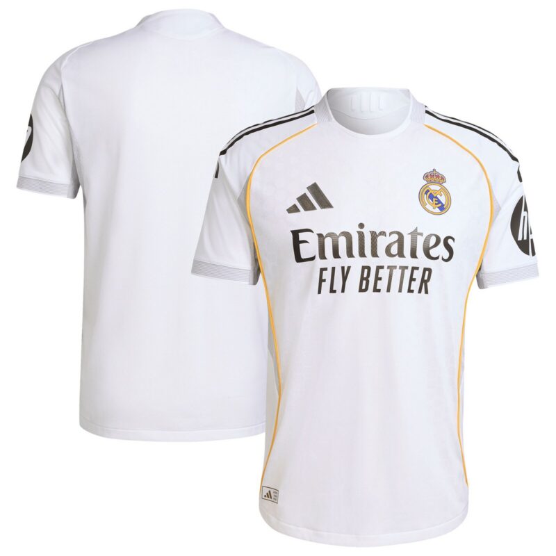 Real Madrid adidas Home Authentic Shirt 2025-26