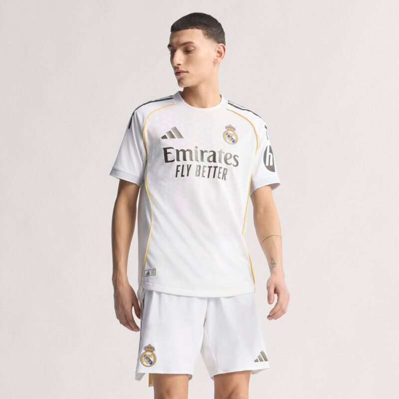 Real Madrid adidas Home Authentic Shirt 2025-26