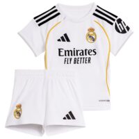 A2B image: real-madrid-adidas-home-babykit-2025-26 Real Madrid adidas Home Babykit 2025-26