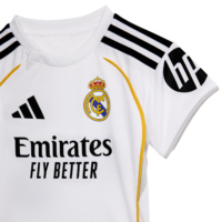 A2B image: real-madrid-adidas-home-babykit-2025-26 Real Madrid adidas Home Babykit 2025-26