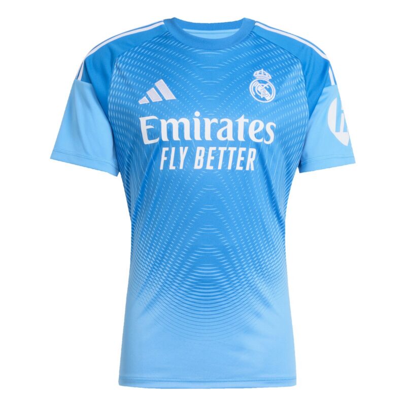 A2B image: real-madrid-adidas-home-goalkeeper-shirt-2025-26 Real Madrid adidas Home Goalkeeper Shirt 2025-26