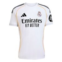 Real Madrid adidas Home Shirt 2025-26 with Vini Jr. 7 printing