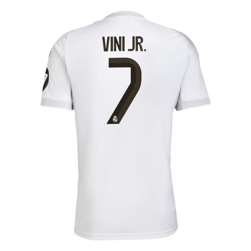 Real Madrid adidas Home Shirt 2025-26 with Vini Jr. 7 printing