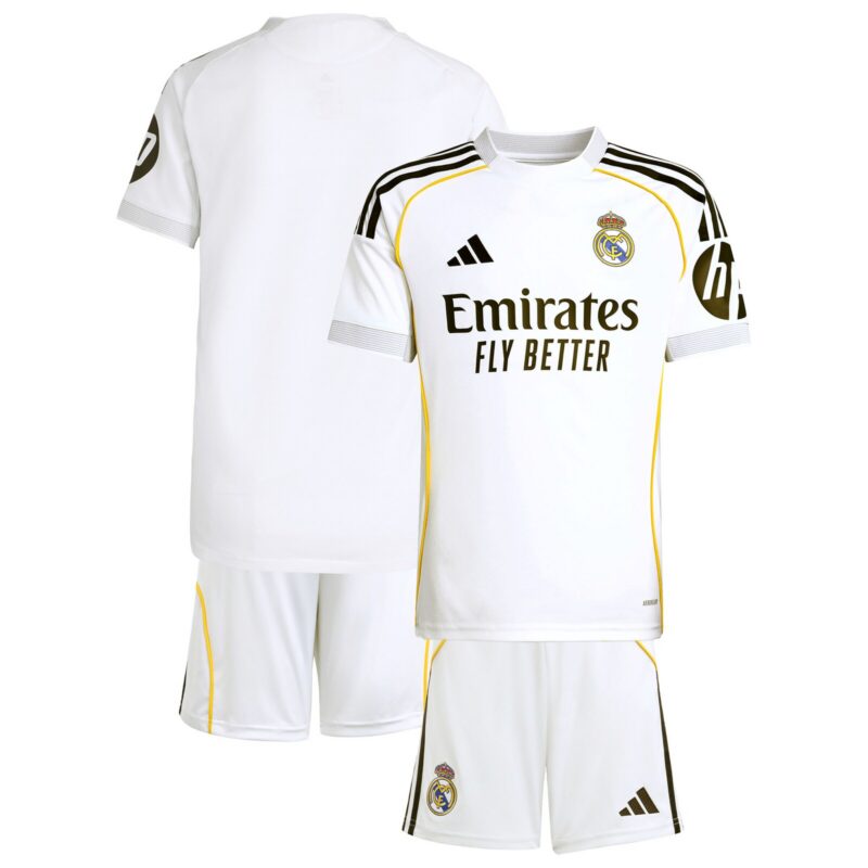 Real Madrid adidas Home Youth Kit 2025-26