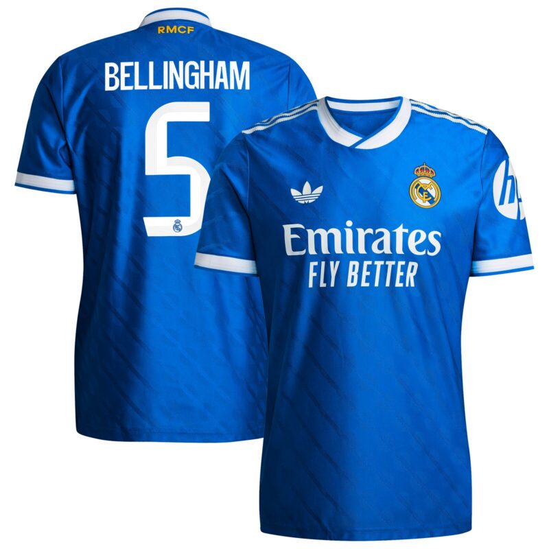 A2B image: real-madrid-adidas-third-authentic-shirt-2025-26-with-bellingham-5-printing Real Madrid adidas Third Authentic Shirt 2025-26 with Bellingham 5 printing