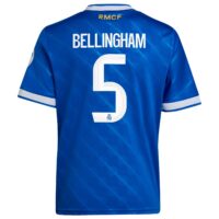 Real Madrid adidas Third Shirt 2025-26 - Kids with Bellingham 5 printing