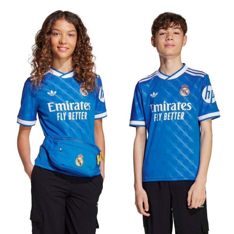 A2B image: real-madrid-adidas-third-shirt-2025-26-kids Real Madrid adidas Third Shirt 2025-26 - Kids