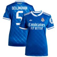 Real Madrid adidas Third Shirt 2025-26 - Womens with Bellingham 5 printing