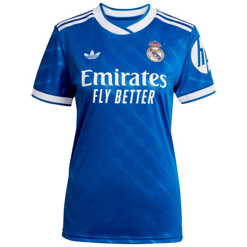 Real Madrid adidas Third Shirt 2025-26 - Womens with Bellingham 5 printing