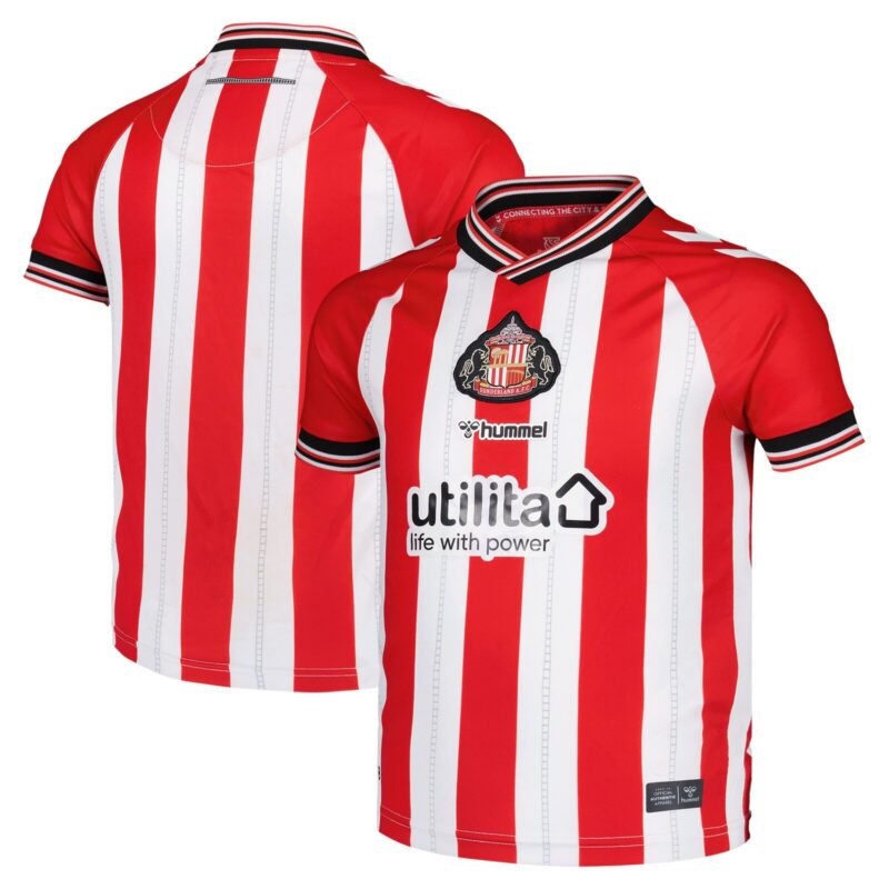 Sunderland Hummel Home Replica Shirt 2025-26 - Kids